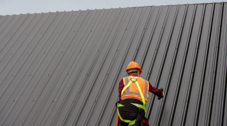 Professional metal roof installation services in Brownville, NE